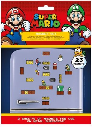Super Mario: Mushroom Kingdom - Magnet Set