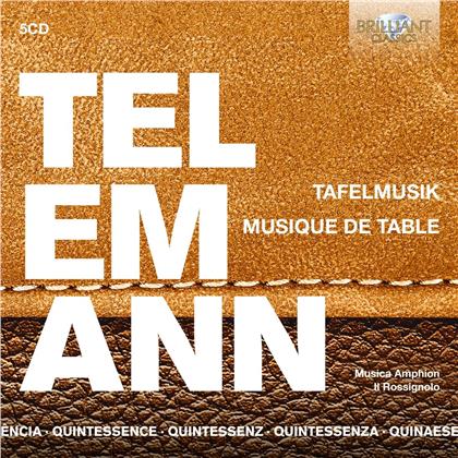 Il Rossignolo & Georg Philipp Telemann (1681-1767) - Tafelmusik (Quintessence, 5 CD)