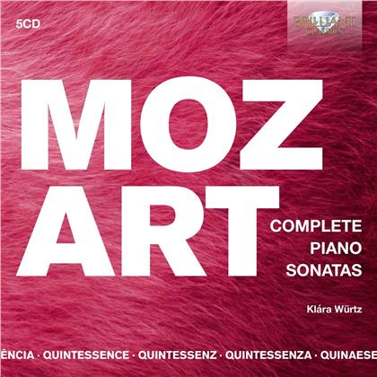 Wolfgang Amadeus Mozart (1756-1791) & Klára Würtz - Complete Piano Sonatas (Quintessence, 5 CDs)