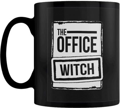 The Office Witch Black Mug