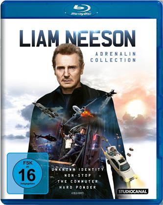 Liam Neeson - Unknown Identity / Non-Stop / The Commuter / Hard Powder (4 Blu-rays)