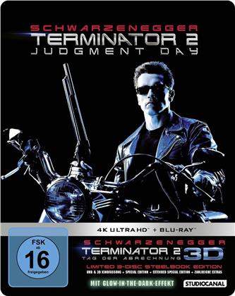 Terminator 2 (1991) (Édition Limitée, Steelbook, 4K Ultra HD + Blu-ray 3D + Blu-ray)