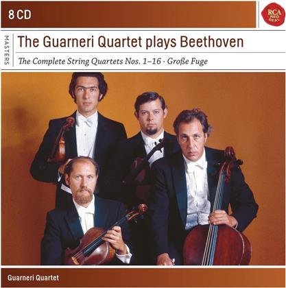 Guarneri Quartet & Ludwig van Beethoven (1770-1827) - The Guarneri Quartet Plays Beethoven (8 CDs)