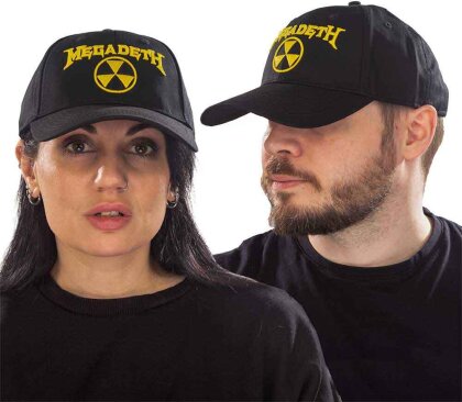 Megadeth - Megadeth Hazard Logo (Black) Baseball Cap