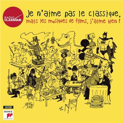 Je n'aime pas ... mais les musiques de film (3 CD)