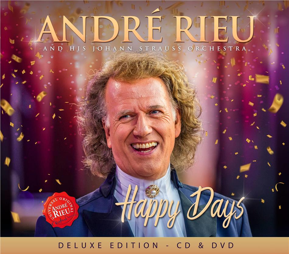 Andre Rieu & Johann Strauss Orchester - Happy Days (Deluxe Edition, CD + DVD)