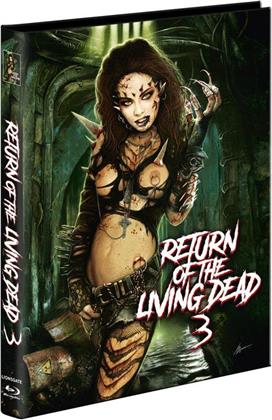 Return of the Living Dead 3 (1993) (Cover B, Limited Edition, Mediabook, Unrated, Blu-ray + 2 DVDs)