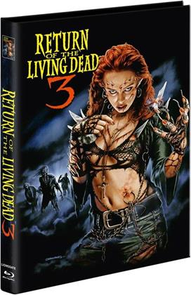 Return of the Living Dead 3 (1993) (Cover A, Limited Edition, Mediabook, Unrated, Blu-ray + 2 DVDs)