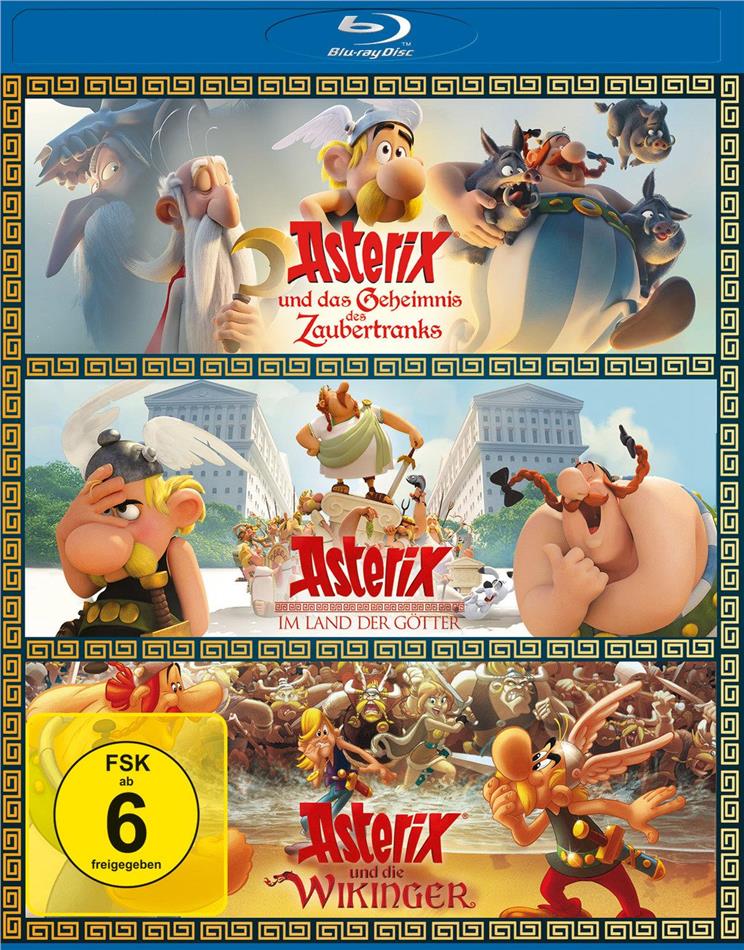 Asterix und das Geheimnis des Zaubertranks / Asterix im Land der Götter / Asterix und die Wikinger