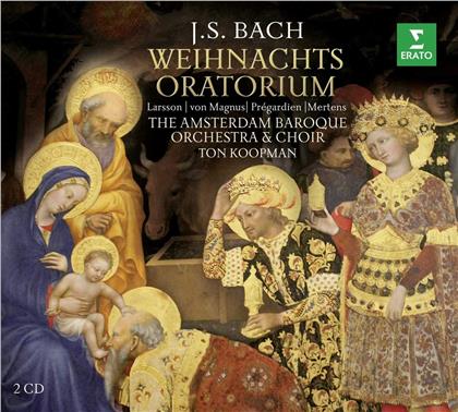 Johann Sebastian Bach (1685-1750), Lisa Larsson, Elisabeth von Magnus, Amsterdam Baroque Orchestra & Choir & Ton Koopman - Weihnachtsoratorium Bwv 2 (2 CDs)