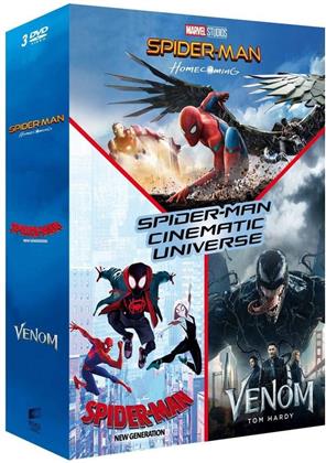 Spider-Man Cinematic Universe - Spider-Man: Homecoming / Spider-Man: New Generation / Venom (3 DVDs)