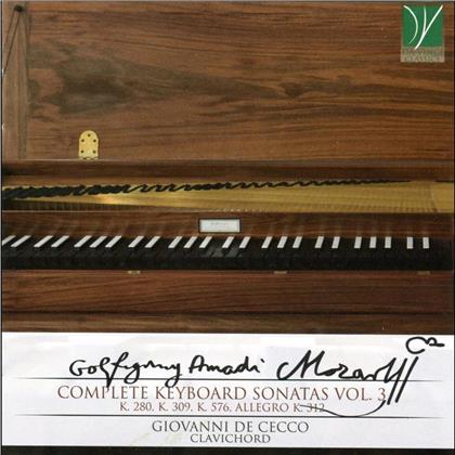 Giovanni De Cecco & Wolfgang Amadeus Mozart (1756-1791) - Complete Keybord Sonatas Vol. 3