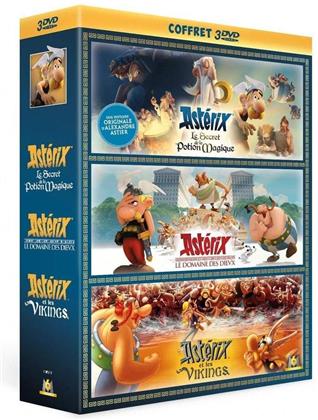 Astérix - Le secret de la potion magique / Astérix - Le domaine des Dieux / Astérix et les Vikings (3 DVD)