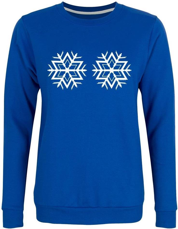 Snowflakes - Ladies Christmas Jumper