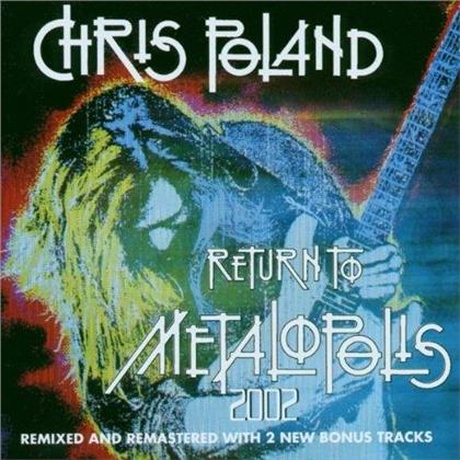 Chris Poland - Return To Metalopolis (2019 Reissue, Combat)