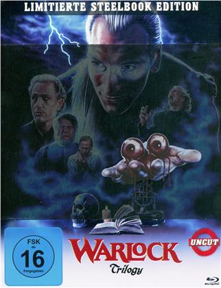 Warlock 1-3 (Édition Limitée, Steelbook, Uncut, 3 Blu-ray)