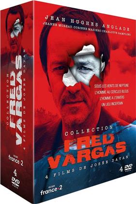 Collection Fred Vargas - Sous les vents de Neptune / L'homme aux cercles bleux / L'homme à l'envers / Un lieu incertain (4 DVD)