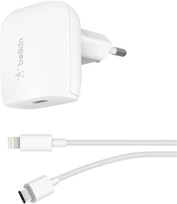 Belkin USB-C Charger [18W] w/ USB-C Lightning Cable 1.2m - white