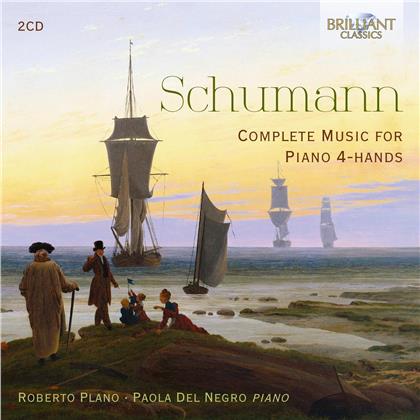 Robert Schumann (1810-1856), Roberto Plano & Paola del Negro - Complete Music For Piano 4-Hands (2 CDs)