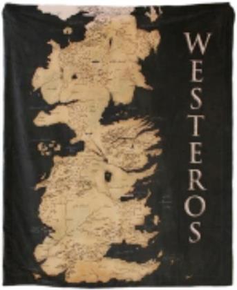 Game Of Thrones - Westeros Map (Throw)