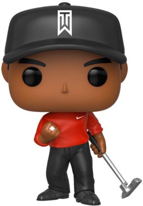 Tiger Woods POP! Golf Vinyl Figur Tiger Woods (Red Shirt) 9 cm