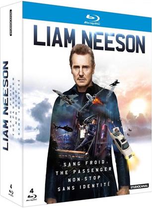 Liam Neeson - Sang froid / The Passenger / Non-Stop / Sans identité (4 Blu-rays)