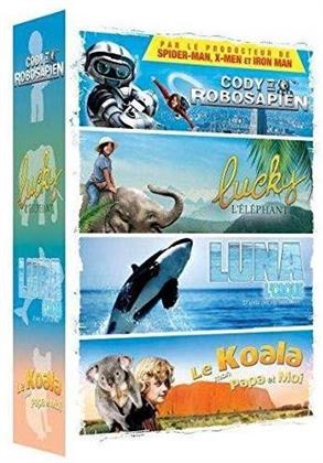 Cody le Robosapien / Lucky l'éléphant / Luna l'orque / Le Koala, mon papa et moi (4 DVD)