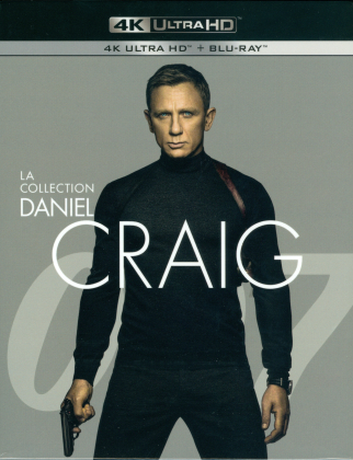 James Bond - Daniel Craig - Casino Royale / Quantum of Solace / Skyfall / Spectre (4 4K Ultra HDs + 4 Blu-rays)