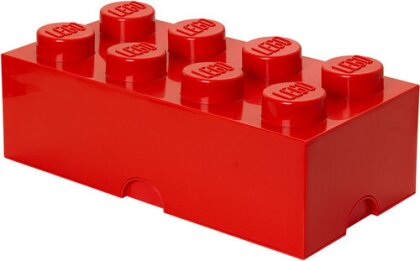 Room Copenhagen - Lego Storage Brick 8 Knobs Bright Red
