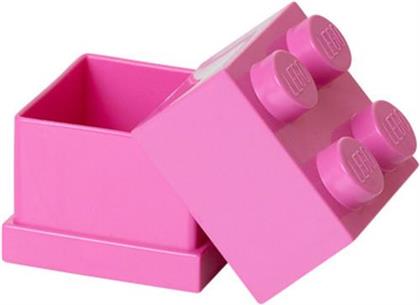 Room Copenhagen - Lego Mini Box 4 Knobs Medium Pink