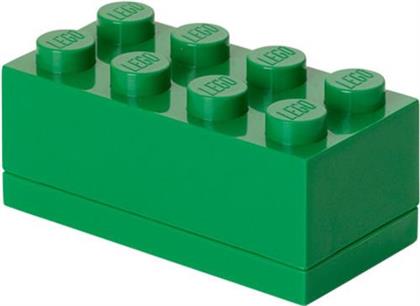Room Copenhagen - Lego Mini Box 8 Knobs Dark Green