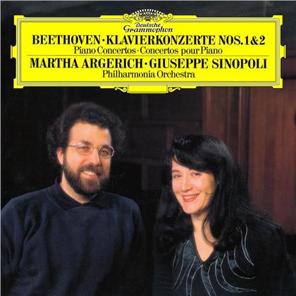 Ludwig van Beethoven (1770-1827), Giuseppe Sinopoli & Martha Argerich - Beethoven: Piano Concertos 1 & 2 (2 LP)
