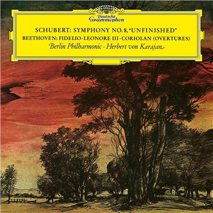 Franz Schubert (1797-1828), Ludwig van Beethoven (1770-1827) & Herbert von Karajan - Symphony No.8 (LP)