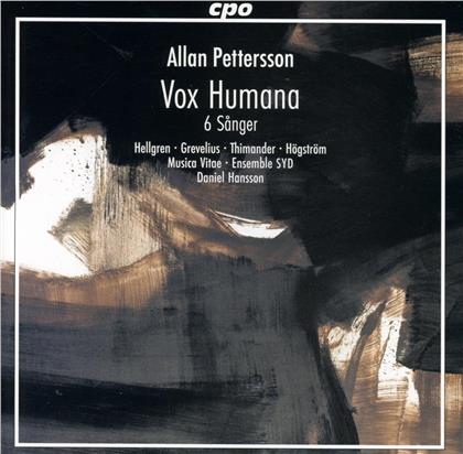 Kristina Hellgren, Anna Grevelius & Allan Pettersson (1911-1980) - Vox Humana - Kantate für Soli, Chor & Orchester