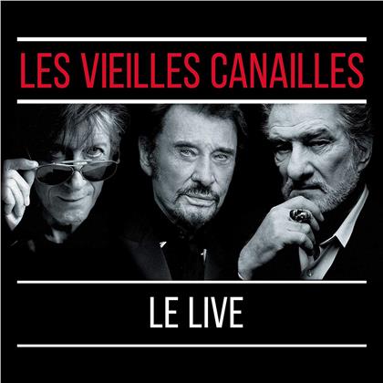 Jacques Dutronc, Johnny Hallyday & Eddy Mitchell - Les Vieilles Canailles:Le Live (2 CD)