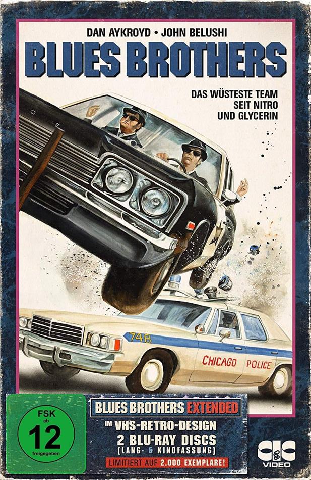 Blues Brothers (1980) (VHS Retro Edition, Extended Edition, Kinoversion, Limited Edition, 2 Blu-rays)