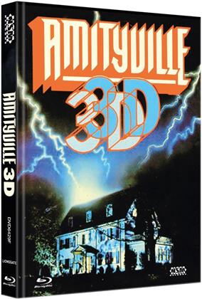 Amityville 3D (1983) (Cover F, Limited Collector's Edition, Mediabook, Blu-ray + DVD)