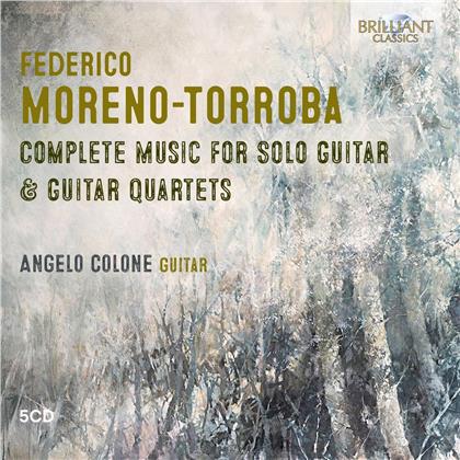 Federico Moreno Torroba (1891-1982) & Angelo Colone - Complete Music For Solo Guitar & Guitar Quartets (5 CDs)
