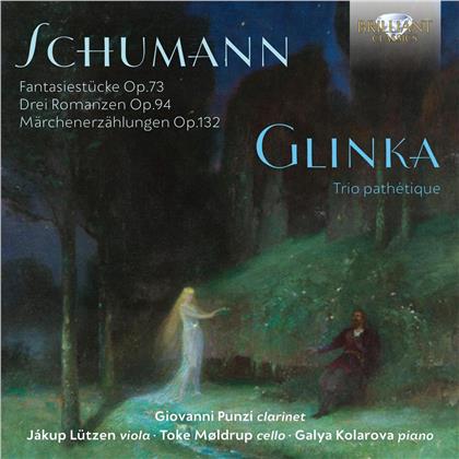 Schumann & Glinka, Robert Schumann (1810-1856), Michail Glinka (1804-1857), Giovanni Punzi, Jakup Lützen, … - Fantasiestücke,Trio Pathetique