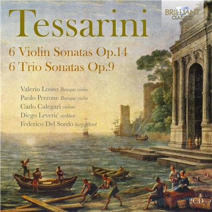 Various, Carlo Tessarini (c.1690-after December 1766), Valerio Losito, Paolo Perrone, Carlo Calegari, … - 6 Violin Sonatas / 6 Trio Sonatas (2 CDs)