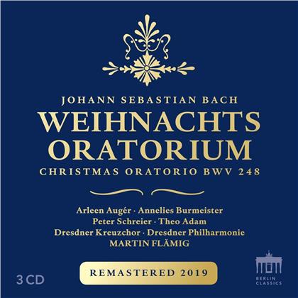 Johann Sebastian Bach (1685-1750), Martin Flämig, Arleen Augér, Peter Schreier, Theo Adam, … - Weihnachtsoratorium (2019 Remastered, 3 CDs)