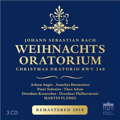 Johann Sebastian Bach (1685-1750), Martin Flämig, Arleen Augér, Peter Schreier, Theo Adam, … - Weihnachtsoratorium (2019 Remastered, 3 CDs)
