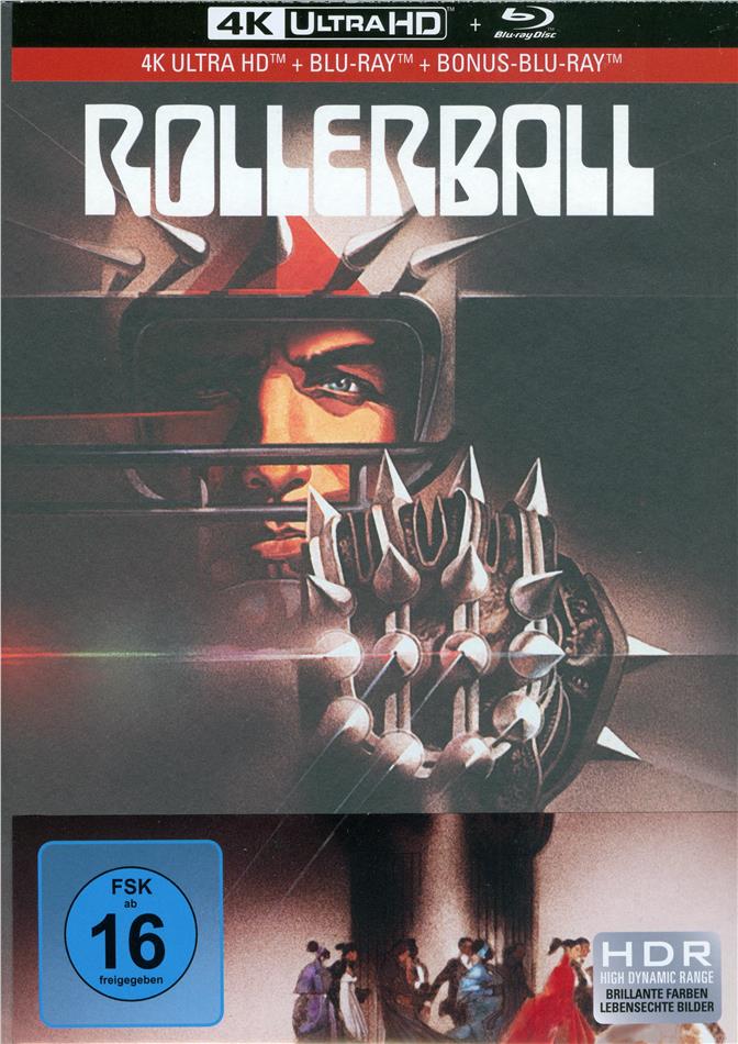 Rollerball (1975) (Limited Collector's Edition, Mediabook, Remastered, Restaurierte Fassung, 4K Ultra HD + 2 Blu-rays)