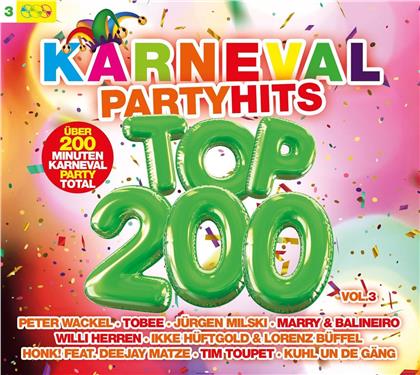 Karneval Party Hits Top 200 Vol. 3 (3 CDs)