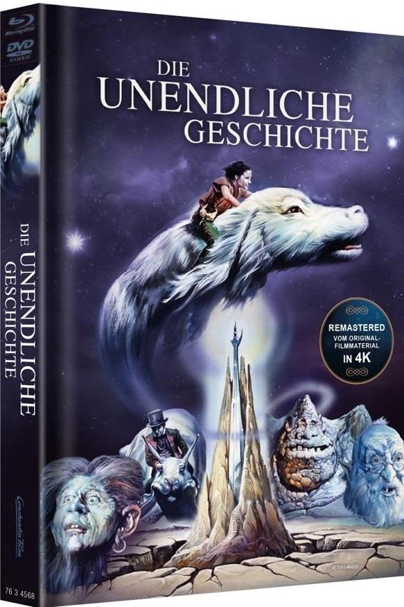 Die unendliche Geschichte (1984) (Cover Blau, Limited Edition, Mediabook, Remastered, Blu-ray + DVD)