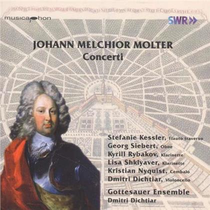 Johann Melchior Molter (1696-1765), Stefanie Kessler, Georg Siebert, Kyrill Rybakov, Dmitri Dichtiar, … - Concerti