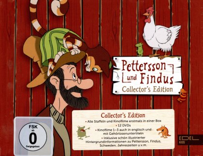 Pettersson und Findus - Alle Staffeln und Kinofilme in einer Box (Collector's Edition, 12 DVD)