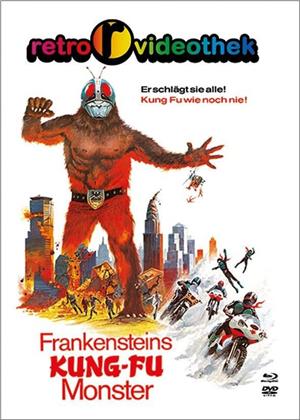 Frankensteins Kung-Fu Monster (1975) (Cover D, Limited Edition, Mediabook, Blu-ray + DVD)