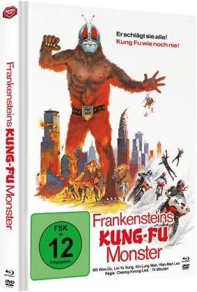 Frankensteins Kung-Fu Monster (1975) (Cover A, Limited Edition, Mediabook, Blu-ray + DVD)