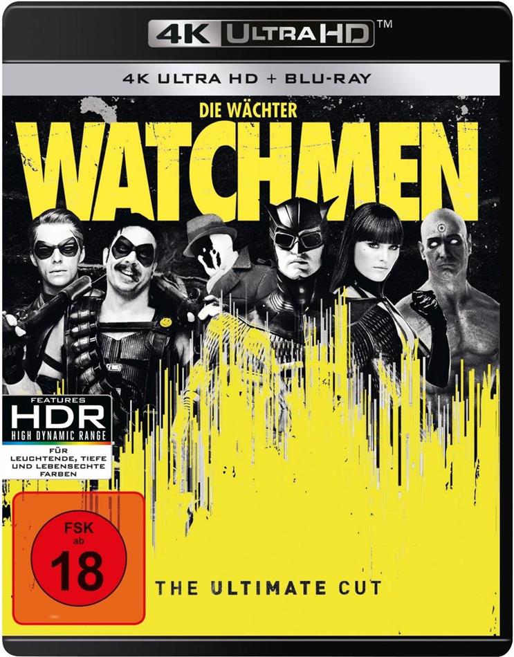 Watchmen (2009) (Ultimate Cut, 4K Ultra HD + Blu-ray)